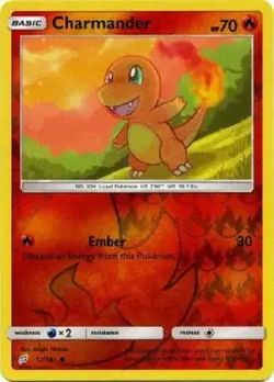 Charmander 12/181 Team Up Reverse Holo Near Mint Pokemon DNA GAMES - Image 1