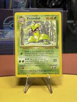 Pokemon Victreebel 30/64 Jungle Rare Unlimited Regular 1999 WOTC Ken Sugimori - Image 1