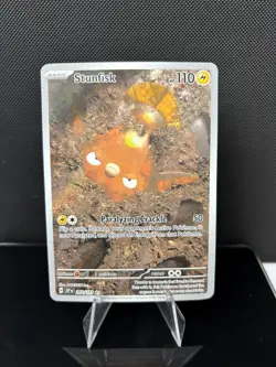 Pokemon Surging Sparks Stunfisk 202/191 Illustration Rare - Image 1