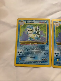 Lot Of 2 Pokemon Blastoise Holo Base Set 2/102 And 2/130 - Image 5