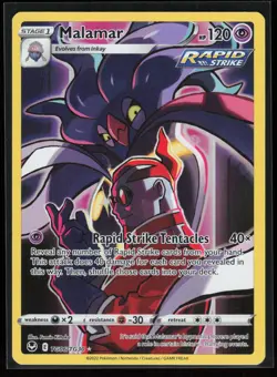 Malamar TG06/TG30 Silver Tempest Trainer Gallery Illustration Rare Pokemon NM - Image 1