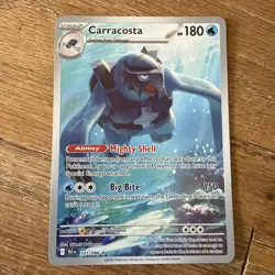 Pokemon Carracosta Sv: Black Bolt 107/086 Illustration Rare Holo Stage 2 180 HP - Image 1
