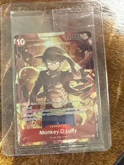 Monkey D Luffy ST10-006 Treasure Booster Promo One Piece TCG - Image 1
