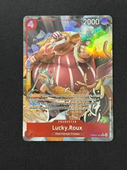 Lucky.Roux R Foil PRB-02 PRB02-003 NM One Piece TCG - Image 1