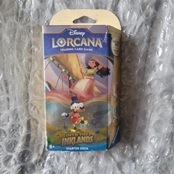 Disney Lorcana Into the Inklands Starter Deck Trading Card Game Moana Scroog New - Image 1