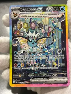 Pokemon Vaporeon ex 149/131 Prismatic Evolutions Special Illustration Rare NM - Image 3