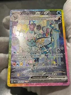 Pokemon Vaporeon ex 149/131 Prismatic Evolutions Special Illustration Rare NM - Image 4