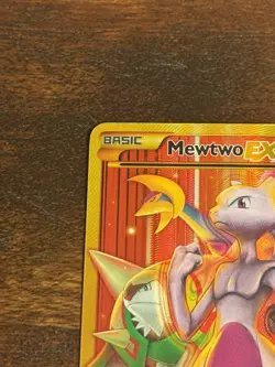 Pokemon Mewtwo EX BREAKthrough Full Art Secret Holo Rare 164/162 - Image 2
