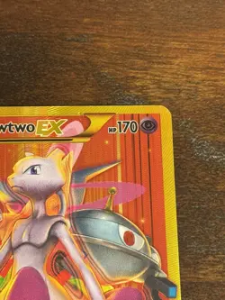 Pokemon Mewtwo EX BREAKthrough Full Art Secret Holo Rare 164/162 - Image 3