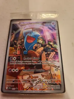 Pokemon Tcg Team Rocket's Wobbuffet 203 Sv: Scarlet & Violet Promo Cards Holo - Image 3