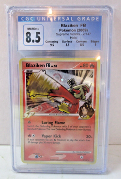 Blaziken FB Holo Supreme Victors 2009 [CGC 8.5] NM/Mint+ Subgrades Pokemon - Image 1