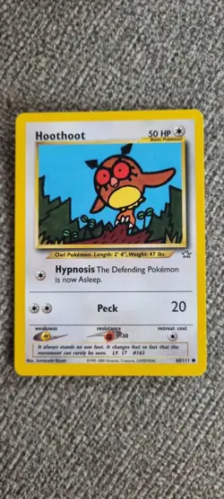 Hoothoot - Pokemon TCG - MP - Common - Neo Genesis 60/111 - Image 1
