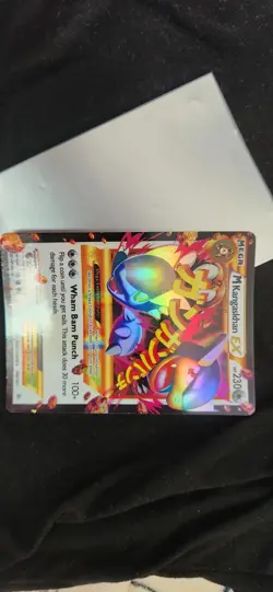 Pokemon TCG M Kangaskhan EX Secret Rare Mega Holo Flashfire 109/106 230 HP - Image 2