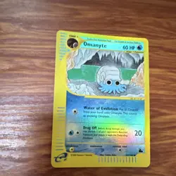 Pokemon TCG Omanyte 41/144 Skyridge Reverse Holo Uncommon Stage 1 60HP - Image 1