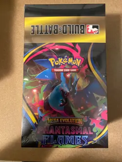 Pokemon TCG ME02 Phantasmal Flames BUILD AND BATTLE DISPLAY BOX 10 ct Sealed - Image 1