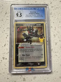 Greninja Pokemon (2021) Black Star Promo SWSH144 - CGC 9.5 - Image 1