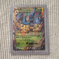 The Pokemon Company M Heracross EX Full Art Secret Rare Holo 112/111 XY Furious… - Image 1