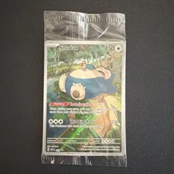 Pokemon TCG Snorlax 051 Black Star Promo Scarlet & Violet SEALED - Image 1