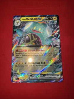 Pokemon Ionos Bellibolt ex 053/159 Journey Together Double Rare EX+ Condition - Image 3