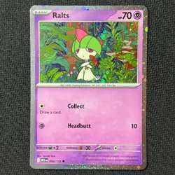 Ralts 058/132 Cosmos Holo Promo Mega Evolution Pokemon English Near Mint - Image 2