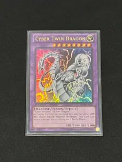 Cyber Twin Dragon 1st Edition SDCR-EN037 YuGiOh Structure Deck: Cyber Dragon Rev - Image 2