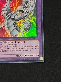 Cyber Twin Dragon 1st Edition SDCR-EN037 YuGiOh Structure Deck: Cyber Dragon Rev - Image 5