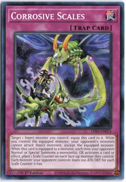 Yugioh - Corrosive Scales LDS1-EN074 1st Edition - Legendary Duelists: Season 1 - Image 1