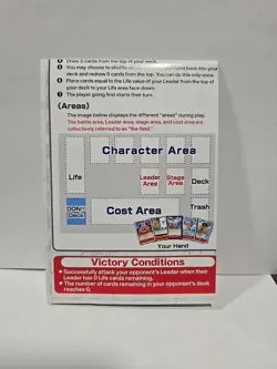 One Piece TCG Rule Book and Paper Playmat Game Essentials Beginners Instructions - Image 2