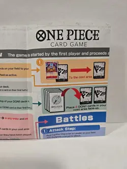 One Piece TCG Rule Book and Paper Playmat Game Essentials Beginners Instructions - Image 3