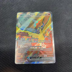 3 x Stamped Pokemon TCG Team Rocket's Moltres ex Destined Rivals UPC Promo Cards - Image 4