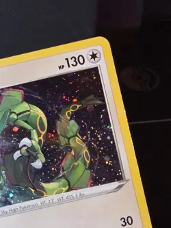 Rayquaza SWSH029: Sword & Shield Promo Card Cosmic Holo Pokemon TCG Card - Image 5