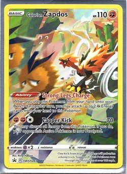 Galarian Zapdos Promo SWSH: Sword & Shield Promo Cards SWSH283 NM - Image 1