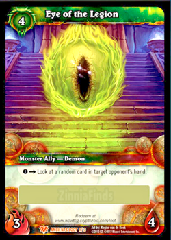 World of Warcraft TCG Loot Card Eye of the Legion Eye of Kilrogg Pet - Image 1