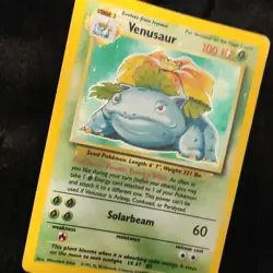 Pokemon Venusaur Base Set 1999 Card Lot 15/102 2 Cards English TCG - Image 2