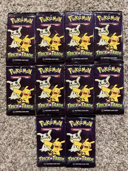10x TRICK or TRADE Halloween SEALED Booster Pack (3 Pokemon Cards Per Pack) 2023 - Image 1