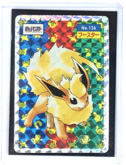 1995 Flareon Holo No.136 Prism Topsun Pokemon Card Japanese Edition LP - Image 1
