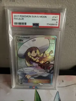 2017 Lillie Full Art Holo Card 147/149 Sun and Moon Base Set - Image 1
