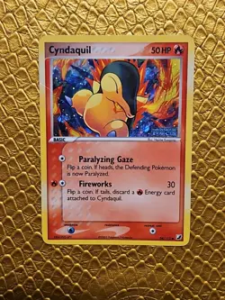 Pokemon TCG Cyndaquil EX Unseen Forces 54/115 - Image 1
