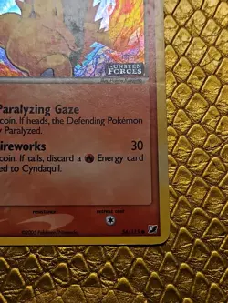 Pokemon TCG Cyndaquil EX Unseen Forces 54/115 - Image 4