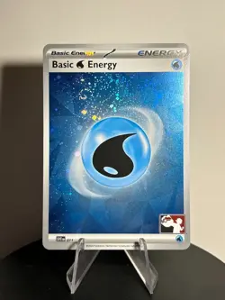 Pokemon Holo Energy - Play! Pokemon Prize Pack 6 Cosmo Holo Water Basic Energy - Image 2
