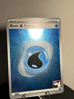 Pokemon Holo Energy - Play! Pokemon Prize Pack 6 Cosmo Holo Water Basic Energy - Image 3