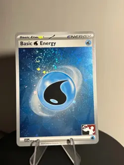 Pokemon Holo Energy - Play! Pokemon Prize Pack 6 Cosmo Holo Water Basic Energy - Image 4