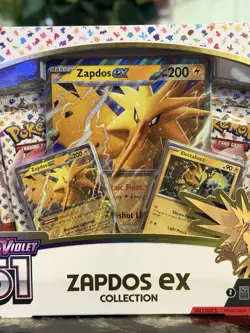 Pokemon TCG Scarlet & Violet—151 Zapdos ex Collection Box – Sealed - Image 3
