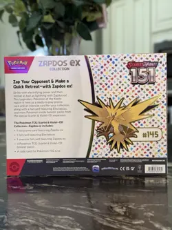 Pokemon TCG Scarlet & Violet—151 Zapdos ex Collection Box – Sealed - Image 5