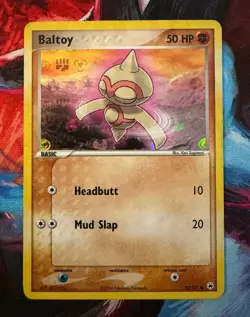 Pokemon Card - Baltoy - Hidden Legends 53/101 Common - Reverse Holo - MP - Image 1