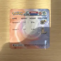 2006 Artbox Pokemon Action Flipz Zigzagoon Linoone #AF05 d8k - Image 3