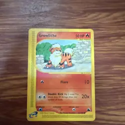 Pokemon TCG Growlithe 62/144 Skyridge Basic - Image 1