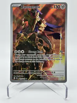 Zamazenta - 201/182 Destined Rivals Illustration Rare Pokemon - NM/MINT - Image 1