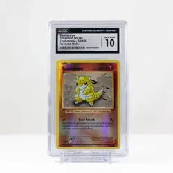 Pokemon Sandshrew Reverse Holo 54/108 XY Evolutions - CGC 10 Gem Mint - Image 2