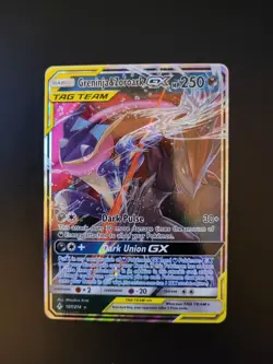 Pokemon TCG Greninja & Zoroark GX Tag Team 107/214 Sun & Moon Unbroken Bonds NM - Image 1